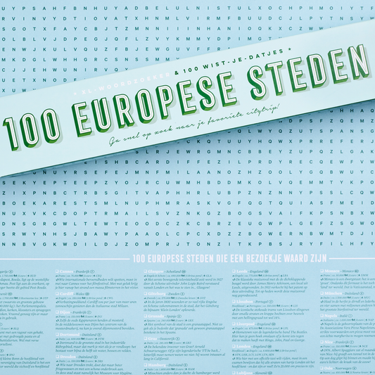 Europese steden Woordzoeker (Pre-Order)